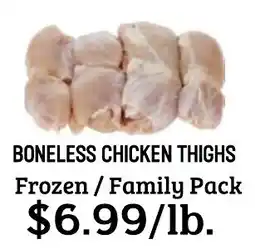 Seven Mile Market Boneless Chicken Thighs offer
