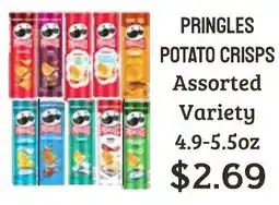 Seven Mile Market Pringles potato crisps assorted variety offer