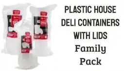 Seven Mile Market Plastic House Deli Containers With Lids offer