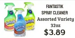 Seven Mile Market Fantastik spray cleaner offer
