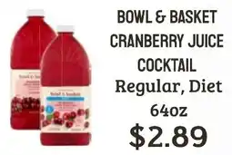 Seven Mile Market Bowl & Basket cranberry juice cocktail offer