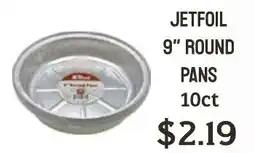 Seven Mile Market Jetfoil 9" round pans offer