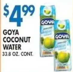 Compare Foods Goya coconut water offer