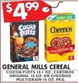 Compare Foods General Mills cereal offer