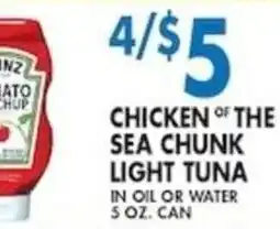 Compare Foods Heinz chicken of the sea chunk light tuna offer