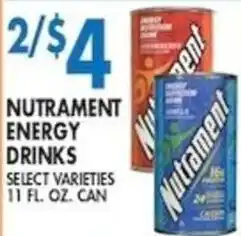Nutrament energy drinks