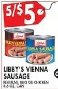 Associated Libby's vienna sausage offer