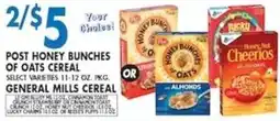 Associated Post honey bunches of oats cereal offer