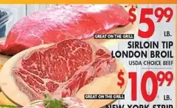 Associated Sirloin Tip London Broil offer