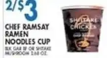 Compare Foods Chef Ramsay Ramen Noodles Cup offer
