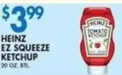 Compare Foods Heinz ez squeeze ketchup offer