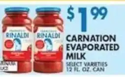 Compare Foods Rinaldi Carnation Evaporated Milk offer