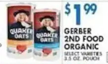 Compare Foods Gerber 2nd Food Organic offer