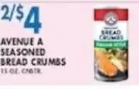 Compare Foods Avenue A seasoned bread crumbs offer