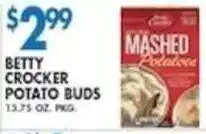 Compare Foods Betty Crocker potato buds offer