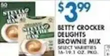 Compare Foods Betty Crocker delights brownie mix offer