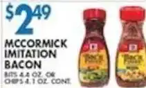Compare Foods McCormick imitation bacon offer