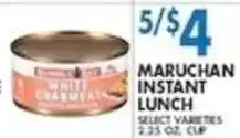 Compare Foods Maruchan instant lunch offer