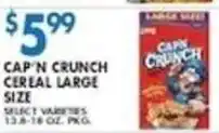 Compare Foods Cap'n Crunch cereal offer