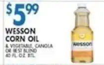Compare Foods Wesson corn oil offer