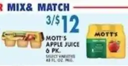 Compare Foods Mott's apple juice offer