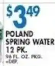 Compare Foods Poland spring water offer