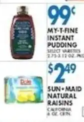 Compare Foods My-t-fine instant pudding offer