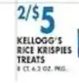 Compare Foods Kellogg's rice krispies treats offer