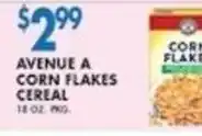 Compare Foods Avenue A corn flakes cereal offer