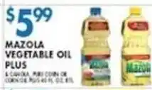 Associated Mazola vegetable oil plus offer