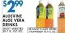 Associated Aloevine aloe vera drinks offer