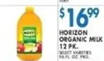 Associated Horizon Organic Milk offer