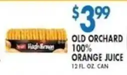 Compare Foods Old Orchard 100% Orange Juice offer