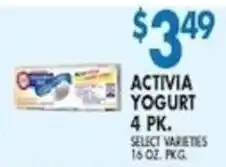 Compare Foods Activia Yogurt offer