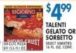 Compare Foods Talenti Gelato or Sorbetto offer