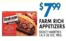 Compare Foods Farm Rich Appetizers offer