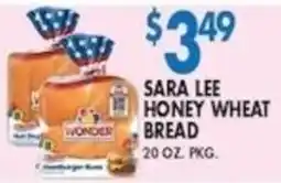 Compare Foods Sara Lee honey wheat bread offer