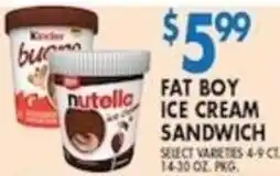 Compare Foods Fat Boy Ice Cream Sandwich offer