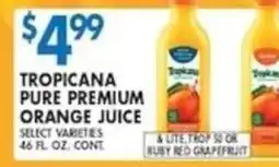 Compare Foods Tropicana pure premium orange juice offer