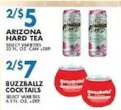 Compare Foods Arizona hard tea offer
