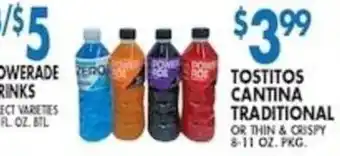 Compare Foods Powerade drinks offer
