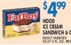 Compare Foods Fat Boy hood ice cream sandwich offer