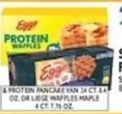 Compare Foods Egg protein waffles offer