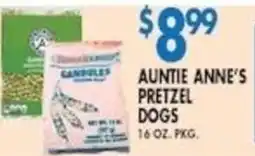 Compare Foods Auntie Anne's pretzel dogs offer