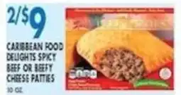 Compare Foods Caribbean Food Delights Spicy Beef Or Beefy Cheese Patties offer