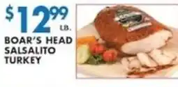 Compare Foods Boar's Head Salsalito Turkey offer
