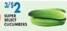 Associated Super Select Cucumbers offer