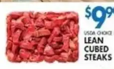 Associated Usa Choice Lean Cubed Steaks offer