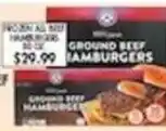 Associated Ground Beef Hamburgers offer