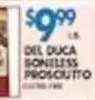Associated Del duca bontless prosciutto offer